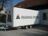 Anhngerbeschriftung fr die Firma Magna Steyr. Es wurde eine Spezialfolie fr Planen verwendet, um die bestmgliche Haltbarkeit zu garantieren.