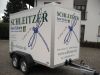 Anhngerbeschriftung fr die Firma Schleitzer im Kreis Mnchen. Beschriftung wurde in Folientechnik angelegt.