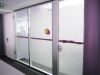 Gestaltung der Innenrume fr Yahoo in Mnchen. Beschriftung erfolgte in Folientechnik, wobei blickdichte Glasdekorfolie verwendet wurde.