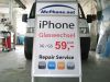 Klappschid fr iPhone in Mnchen mit Digitaldruck beklebt von 089 Werbung in Dachau